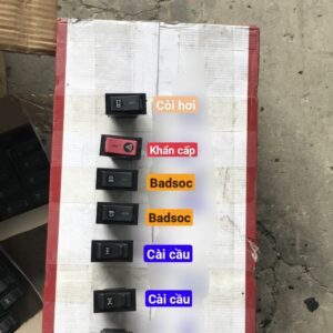 Các loại công tắc trên cabin